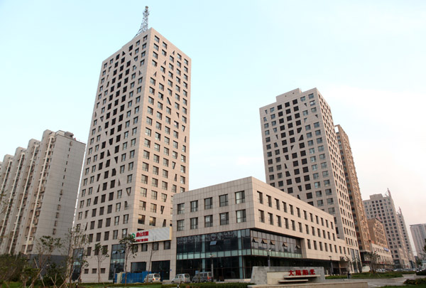 唐山大陸·陽關(guān)SOHO工程干掛石材幕墻