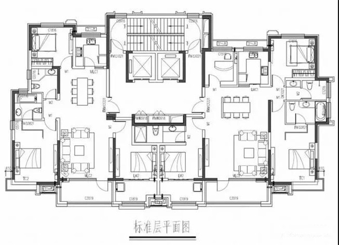 標準層平面圖