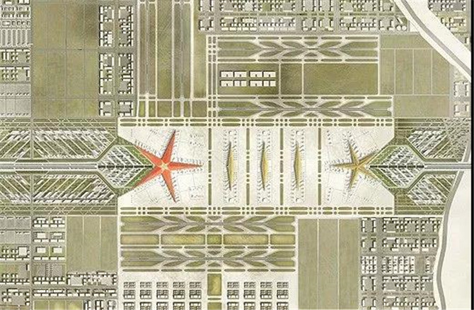 北京新機場航站樓建筑投標方案12